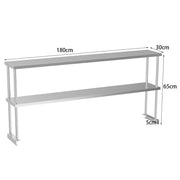 Commercial Catering Work Top Table Stainless Steel Bench Kitchen Food Storage
