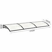 Door Canopy Awning Shelter Outdoor Patio Porch Front Back Window Roof Rain Cover