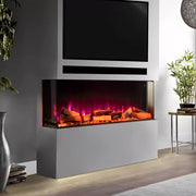 Electric Fireplace Panoramic Media Fire 40-70in Standing Insert LED Fireplace