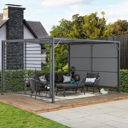 Aluminium Pergola Outdoor Garden Gazebos Summer Gazebo Large Canopy Patio Awning
