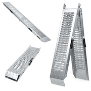 VEHICLE LOADING RAMP HEAVY DUTY 400KG CAPACITY FOLDING MOTORBIKE BIKE ACCESS