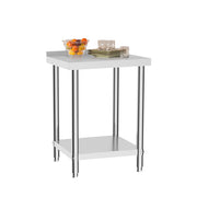 Commercial Catering Work Top Table Stainless Steel Bench Kitchen Food Storage