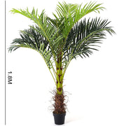 2ft-6FT Large Artificial Palm Tree Indoor Outdoor Potted Plant Home Office Decor