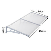 Door Canopy Awning Shelter Outdoor Patio Porch Front Back Window Roof Rain Cover