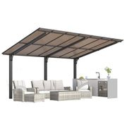 Metal Freestanding Hardtop Gazebo Aluminium Outdoor Pergola Waterproof for Patio