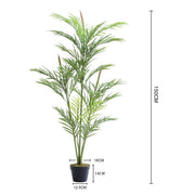 2ft-6FT Large Artificial Palm Tree Indoor Outdoor Potted Plant Home Office Decor
