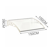 Door Canopy Awning Shelter Outdoor Patio Porch Front Back Window Roof Rain Cover