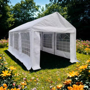 Marquee Gazebo HEAVY DUTY COMMERICAL 220gsm PE Ground Bar 4x6 4x8 5x10 6x12 7x14