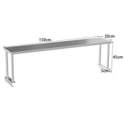 Commercial Catering Work Top Table Stainless Steel Bench Kitchen Food Storage