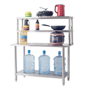 Commercial Catering Work Top Table Stainless Steel Bench Kitchen Food Storage