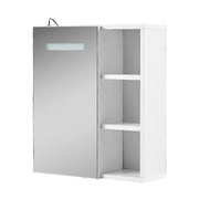 Bathroom Cabinet Mirror LED Touch Shelves Storage Wall Mounted Makeup Washroom