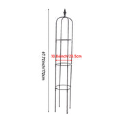 1x,2x Outdoor Garden Metal Obelisk Climbing Plant Support Frame Trellis 1.7M