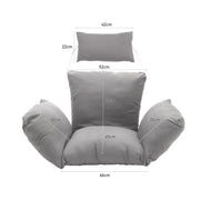Egg-Shaped Hanging Chair Cushion Seat Garden Patio Swing Hammock Seat Chair Pad