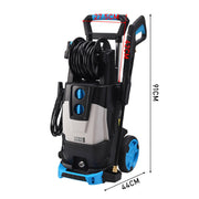 1400-2500W Electric High Pressure Power Jet Washer 105-195 Bar Patio Car Cleaner