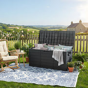Large Outdoor Storage Box Garden Patio Plastic Chest Lid Container Multibox Shed