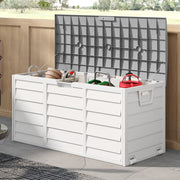 Large Outdoor Storage Box Garden Patio Plastic Chest Lid Container Multibox Shed