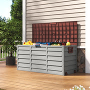 Large Outdoor Storage Box Garden Patio Plastic Chest Lid Container Multibox Shed