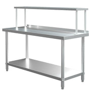 Commercial Catering Work Top Table Stainless Steel Bench Kitchen Food Storage
