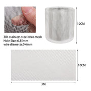 Mesh Rodent Proof Galvanised Welded Wire Steel Mesh , Rat & Mice Deterrent Roll