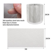 Mesh Rodent Proof Galvanised Welded Wire Steel Mesh , Rat & Mice Deterrent Roll