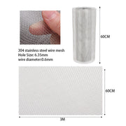 Mesh Rodent Proof Galvanised Welded Wire Steel Mesh , Rat & Mice Deterrent Roll