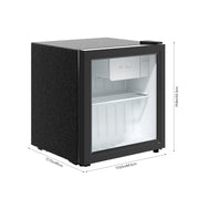 43L,83L Drinks Cooler & Freezer Zone Countertop Tabletop Fridge Refrigerator