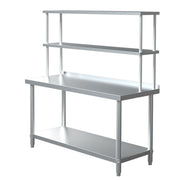 Commercial Catering Work Top Table Stainless Steel Bench Kitchen Food Storage