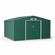 Metal Shed Outdoor Garden Storage 7x4 - 11x14 Apex Roof Galvanised Steel Ranger