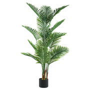 6FT Artificial Palm Tree IndoorTall Faux Tree Lifelike Leaves Tropical Areca