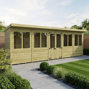 Total Sheds Pent Summer House Various Sizes Pressure Treated UK Manufactured
