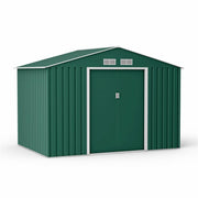 Metal Shed Outdoor Garden Storage 7x4 - 11x14 Apex Roof Galvanised Steel Ranger