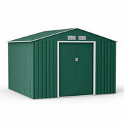 Metal Shed Outdoor Garden Storage 7x4 - 11x14 Apex Roof Galvanised Steel Ranger