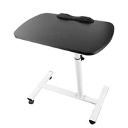 Adjustable Overbed Table Over Hospital Bed Tray with Wheels for Home Use or Medi