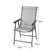 Outdoor Garden Furniture Table And Chairs 4/6 Seat Patio Dining Set Parasol Hole