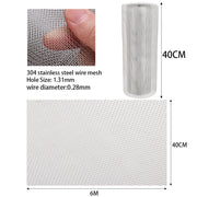 Mesh Rodent Proof Galvanised Welded Wire Steel Mesh , Rat & Mice Deterrent Roll
