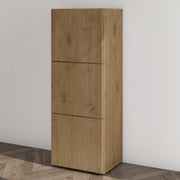 Shoe Storage Cabinet Wooden Shoe Rack Space-saving 3 Units 6 Tiers Many Colors