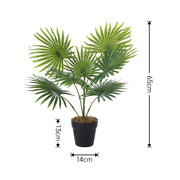 2ft-6FT Large Artificial Palm Tree Indoor Outdoor Potted Plant Home Office Decor