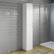 Bathroom Cabinet Cupboard Tall Free Standing Tallboy Storage Furniture 1900mm