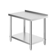 Commercial Catering Work Top Table Stainless Steel Bench Kitchen Food Storage