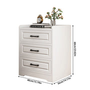 Modern Bedside Table Drawer Cabinet Bedroom Furniture Storage Nightstand White