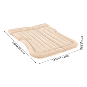 2-in-1 Inflatable Air Bed SUV Car Travel Camping Mattress Back Seat with Pillow