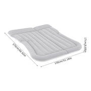 2-in-1 Inflatable Air Bed SUV Car Travel Camping Mattress Back Seat with Pillow