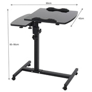 Lazy Mobile Overbed Table Height Adjustable Laptop Stand Sofa Side Tilt Lap Desk