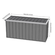 Metal Storage Sheds Waterproof Lockable Garden Deck Box Storage Container Box