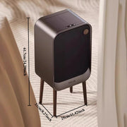 Automatic Sensor Trash Can Nordic Modern Luxury Waste Bin Kitchen Bathroom Smart Litter Bin Indoor Anti Odor Dustbin with Lid