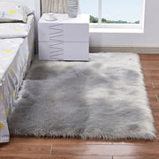 Large Rectangle Faux Fur Rugs Anti-Slip Shaggy Rug LivingRoom Bedroom Carpet Mat