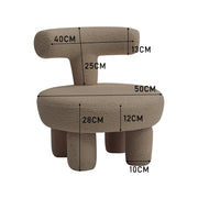 Occasional Teddy Velvet Children Sofa Cushiony Toddler Kids Leisure Accent Chair