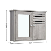 Grey Oak Bathroom Range Set Under Sink Mirror Cabinet Furniture Storage Cupboard
