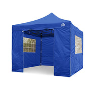 All Seasons Gazebos 3mx3m Heavy Duty Waterproof Pop up Gazebo 4 Side Walls