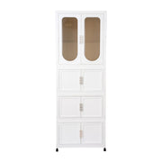 Large Foldable Wardrobe Storage Cabinet with Wheels Modular Plastic Closet